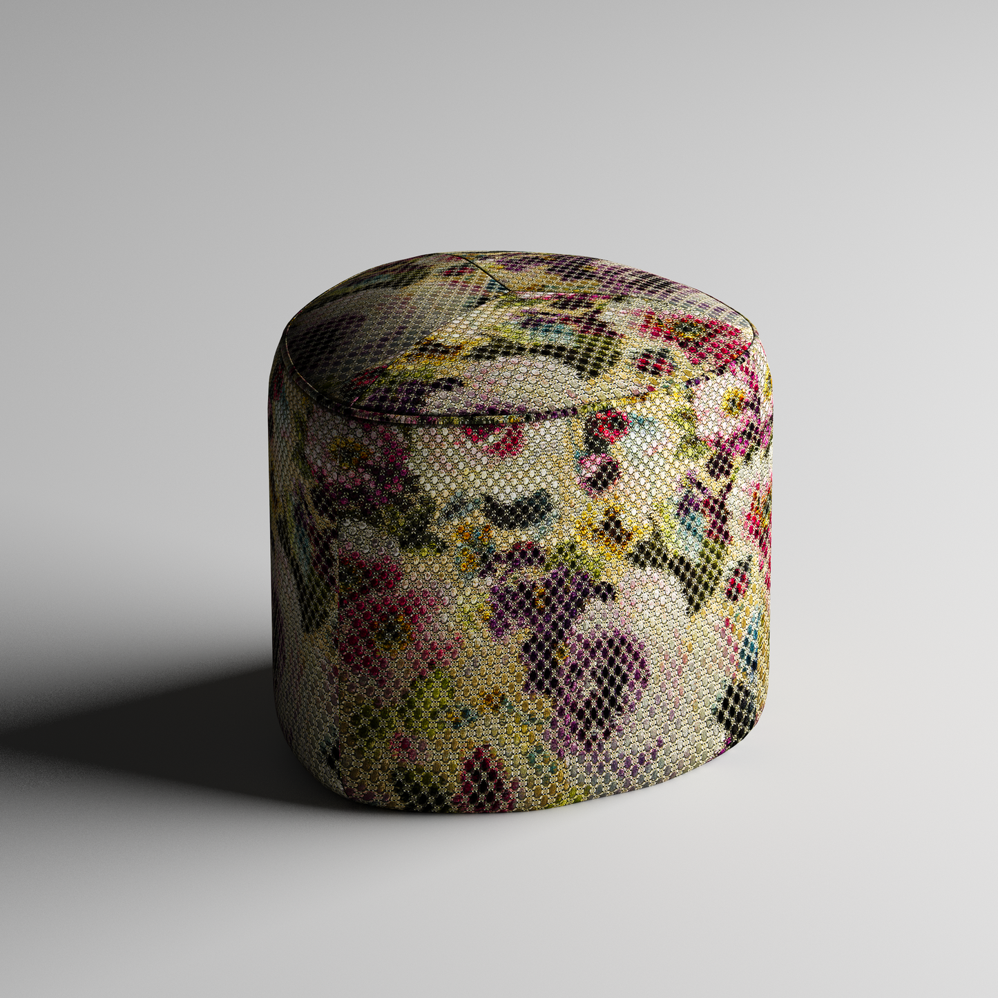 IMPRESSIONIST GARDEN POUF