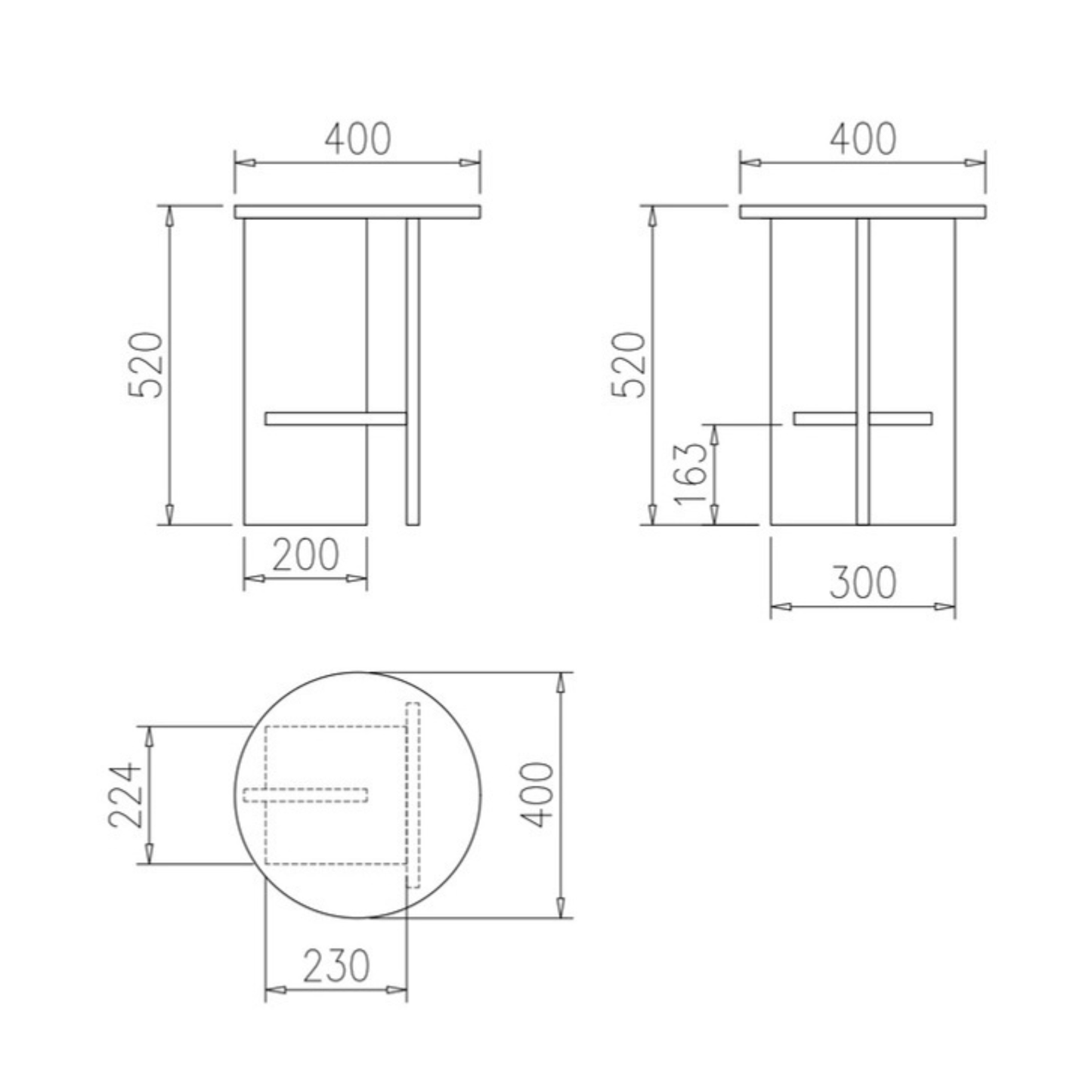 NUA MARBLE SIDE TABLE