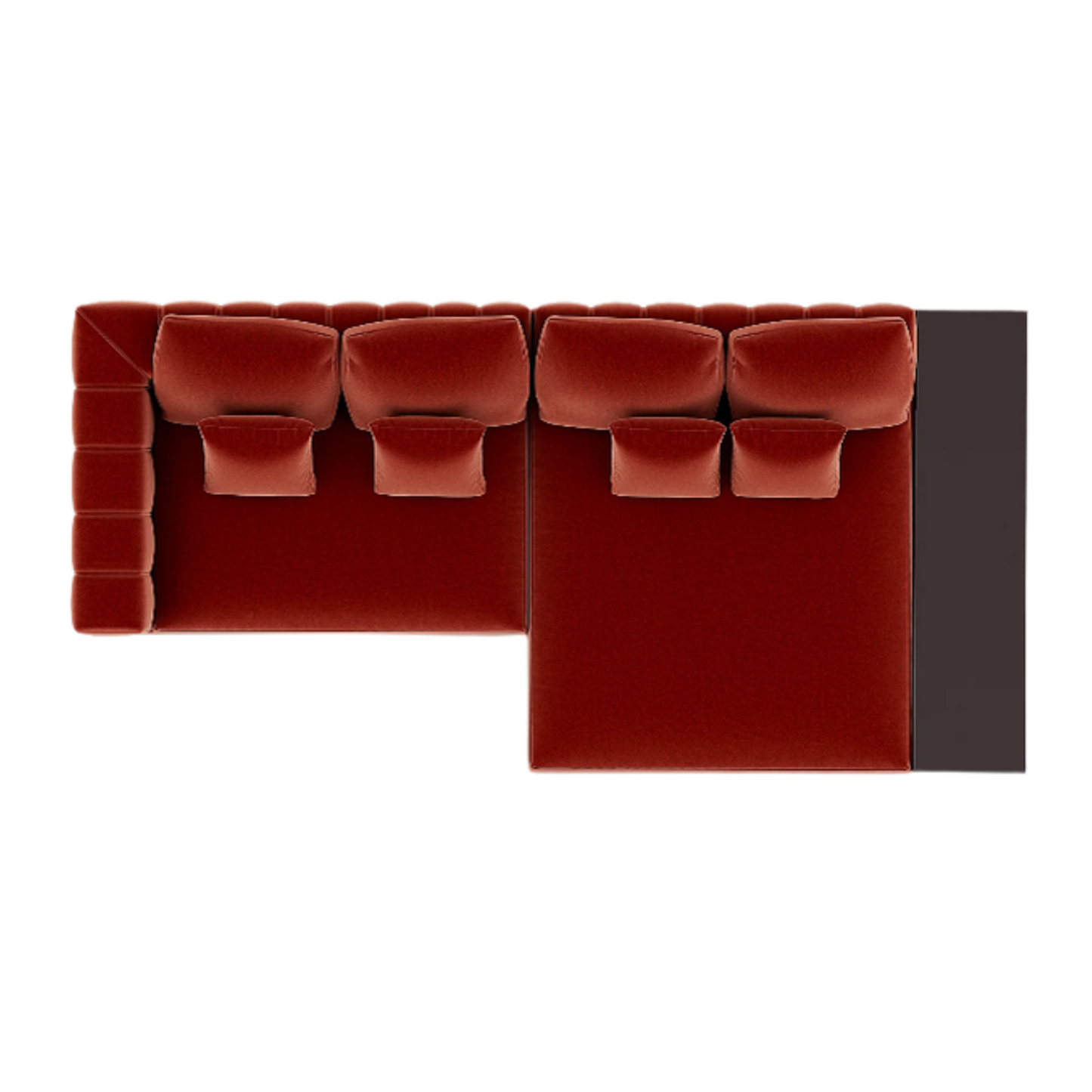 TERRACOTTA LUXE L-SHAPE SOFA