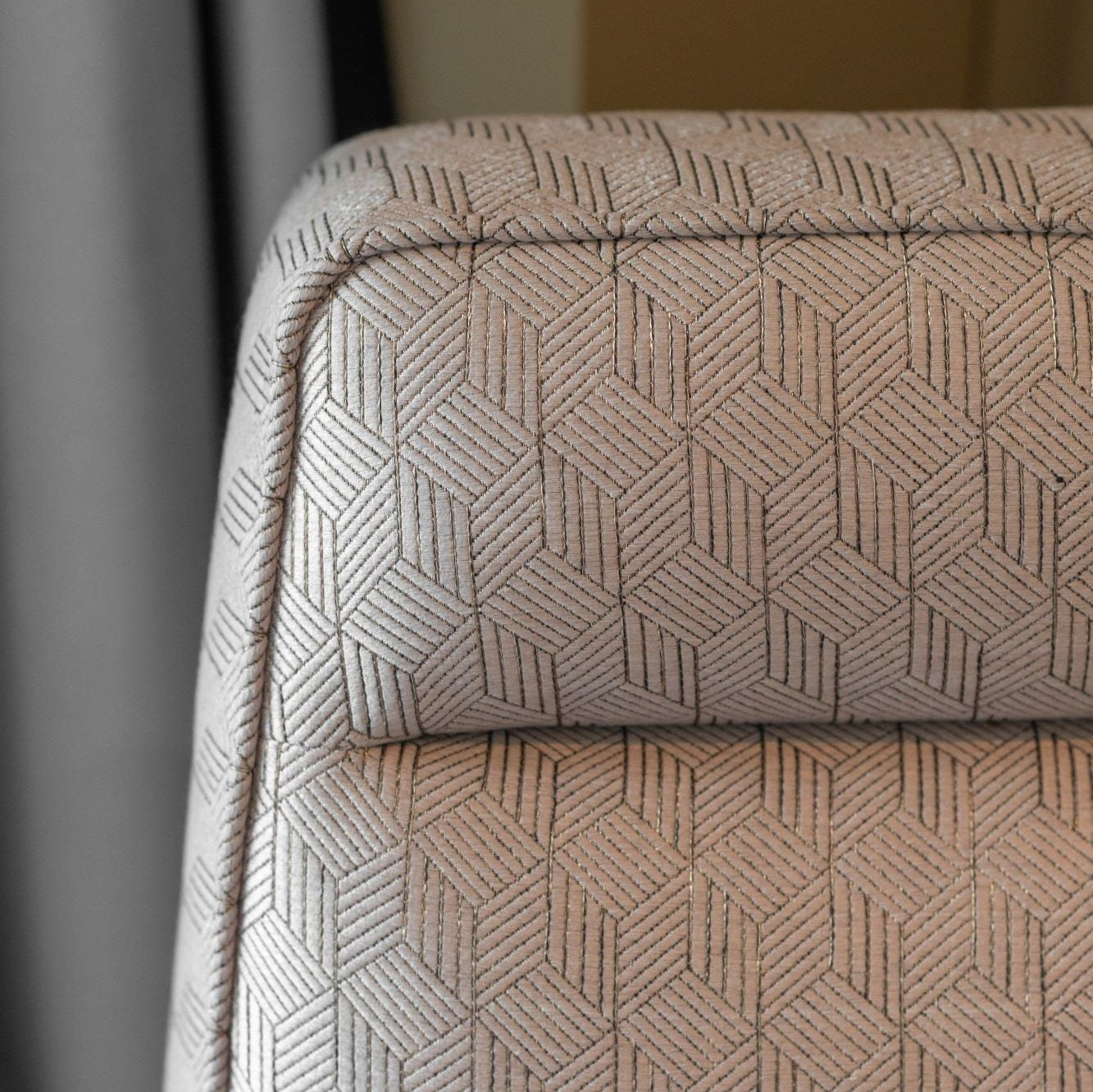 VOIDFORM ARMCHAIR WITH ANGLED BACK