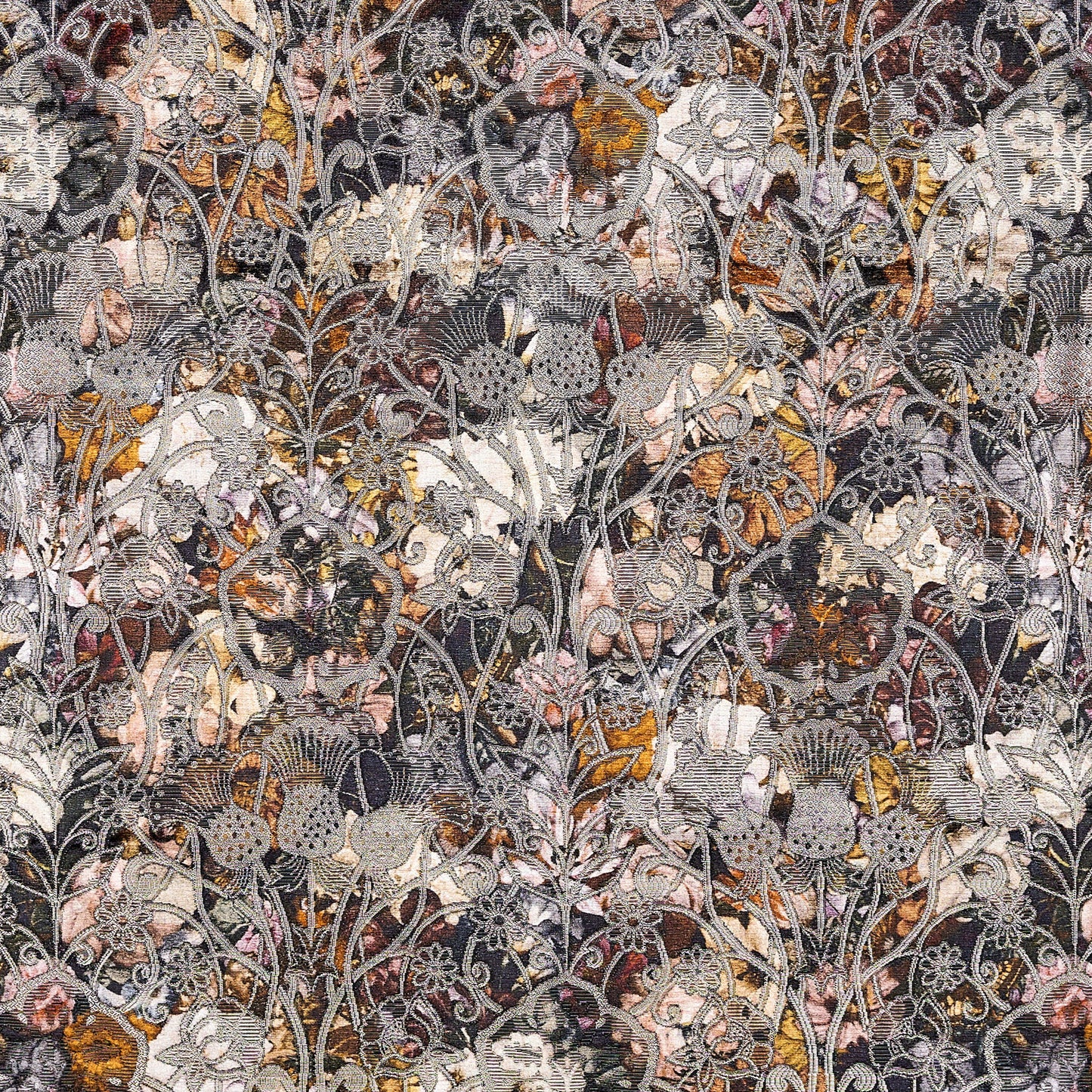 MONET BLOSSOM POUF WITH STORAGE