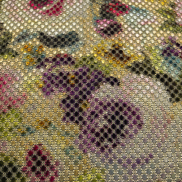 IMPRESSIONIST GARDEN POUF