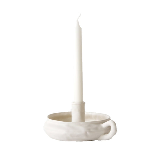 CANDLEHOLDER SOFT WHITE