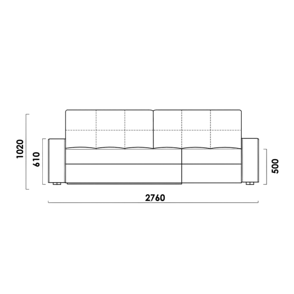 CAMBRIDGE L-SHAPE SOFA-BED