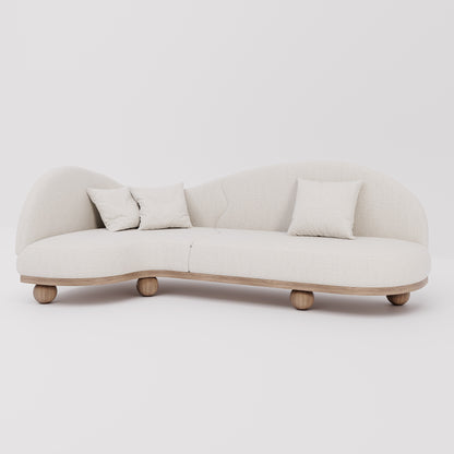 PEBBLE WAVE CORNER SOFA