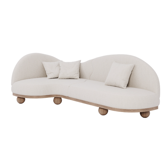 PEBBLE WAVE CORNER SOFA