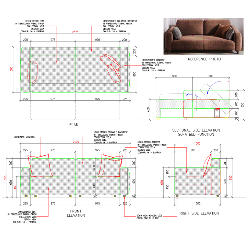 SOF 104 SOFA BED