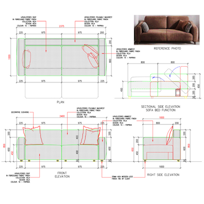 SOF 104 SOFA BED