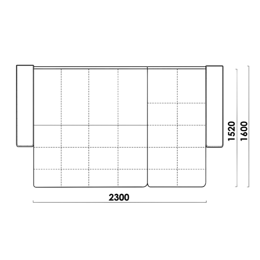 SEATTLE L-SHAPE SOFA-BED