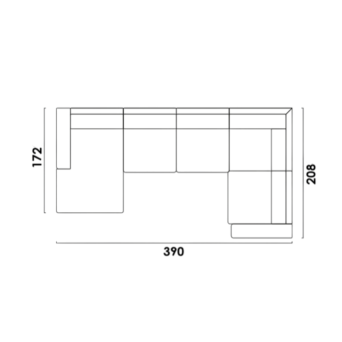 DISCOVERY U-SHAPE SOFA-BED