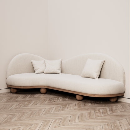 PEBBLE WAVE CORNER SOFA