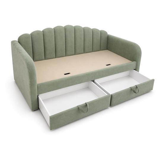 SHELL HAVEN SOFA BED WITH DRAWERS