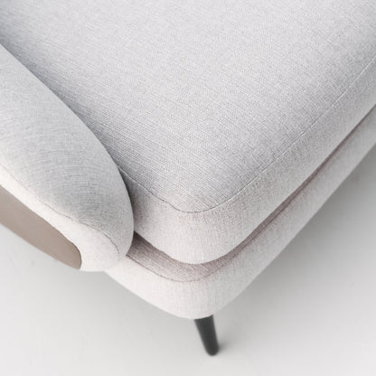 ARMCHAIR WITH POUF
