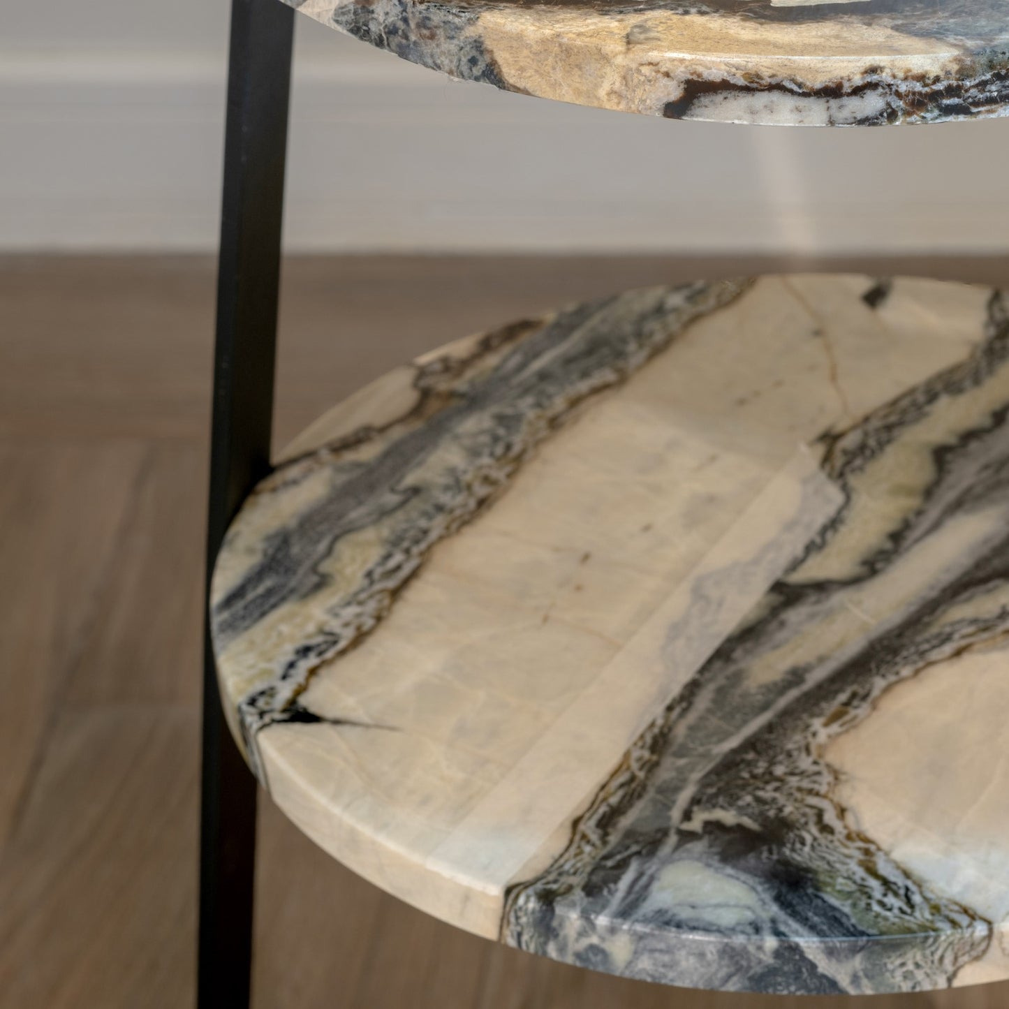 ALBA Marble 3-shelf end table. NEXT DAY DELIVERY