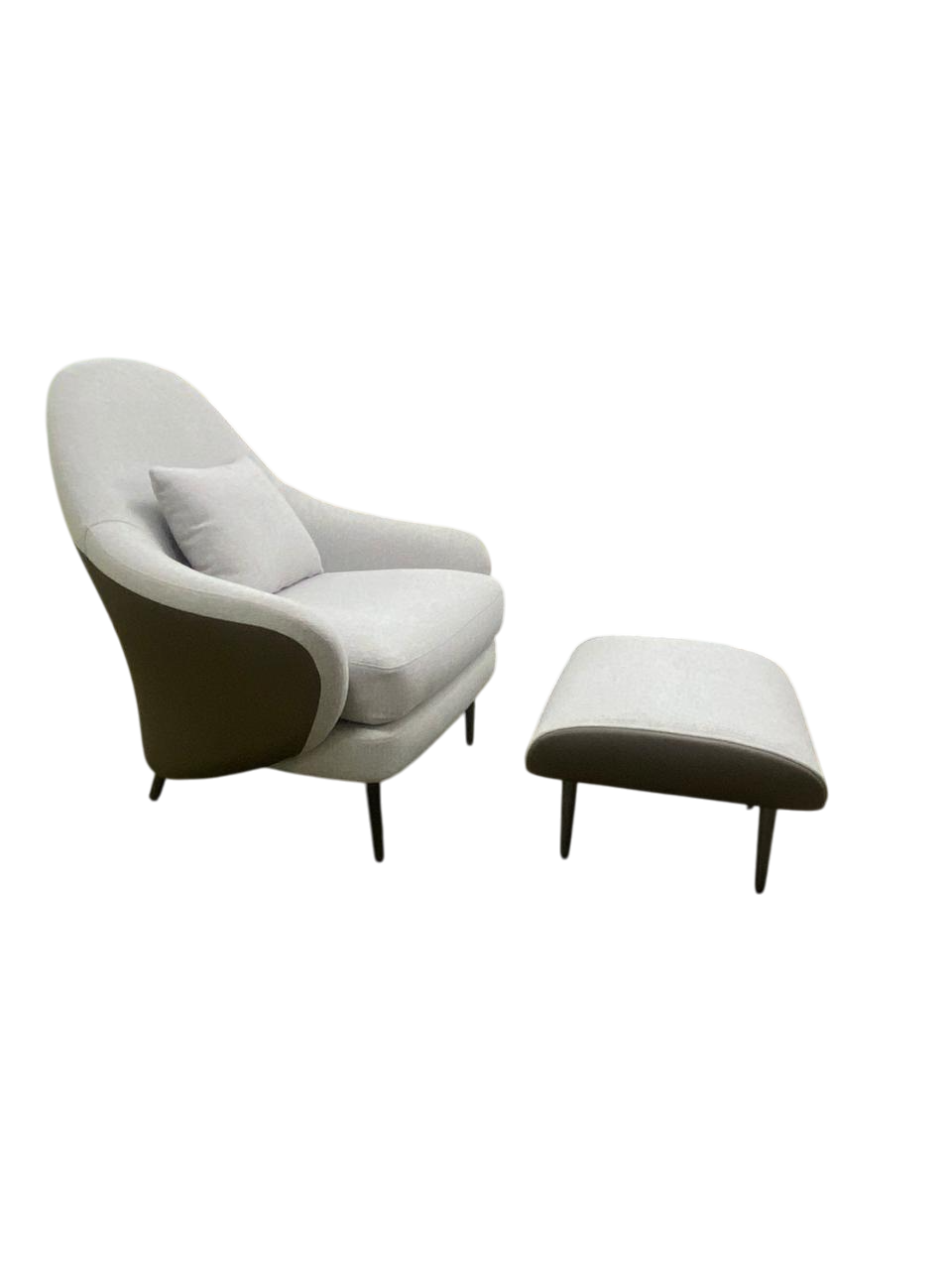 ARMCHAIR WITH POUF